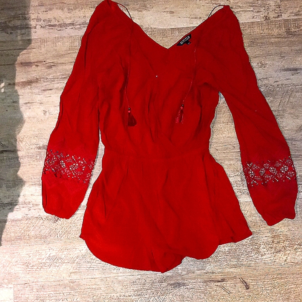 Maroon Romper - image 1